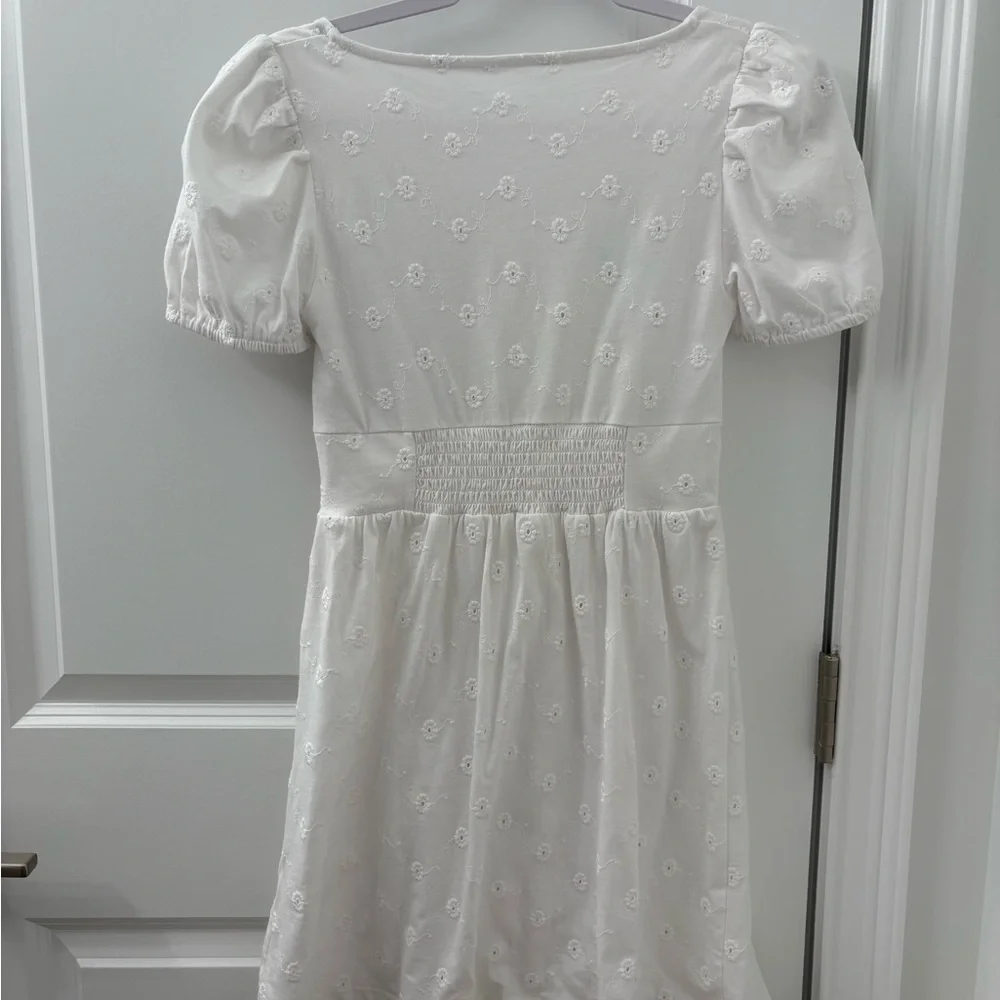 White Daisy Mini Dress - Picture 3 of 3